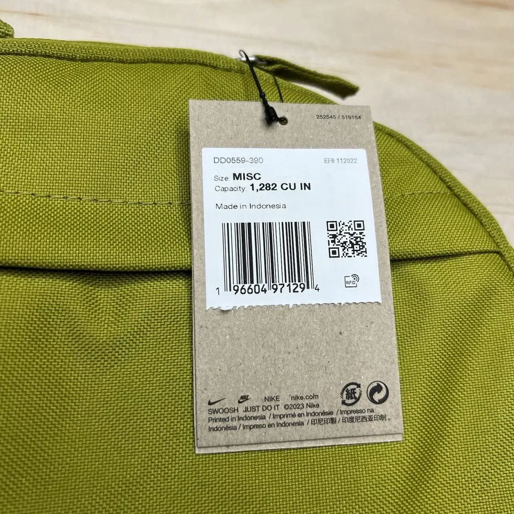NEW Nike Backpack Men's Elemental (21L) Moss Olive Green Style DD0559-390